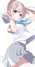 二次元动漫少女高清插画大图图集，p站画师みすみ作品