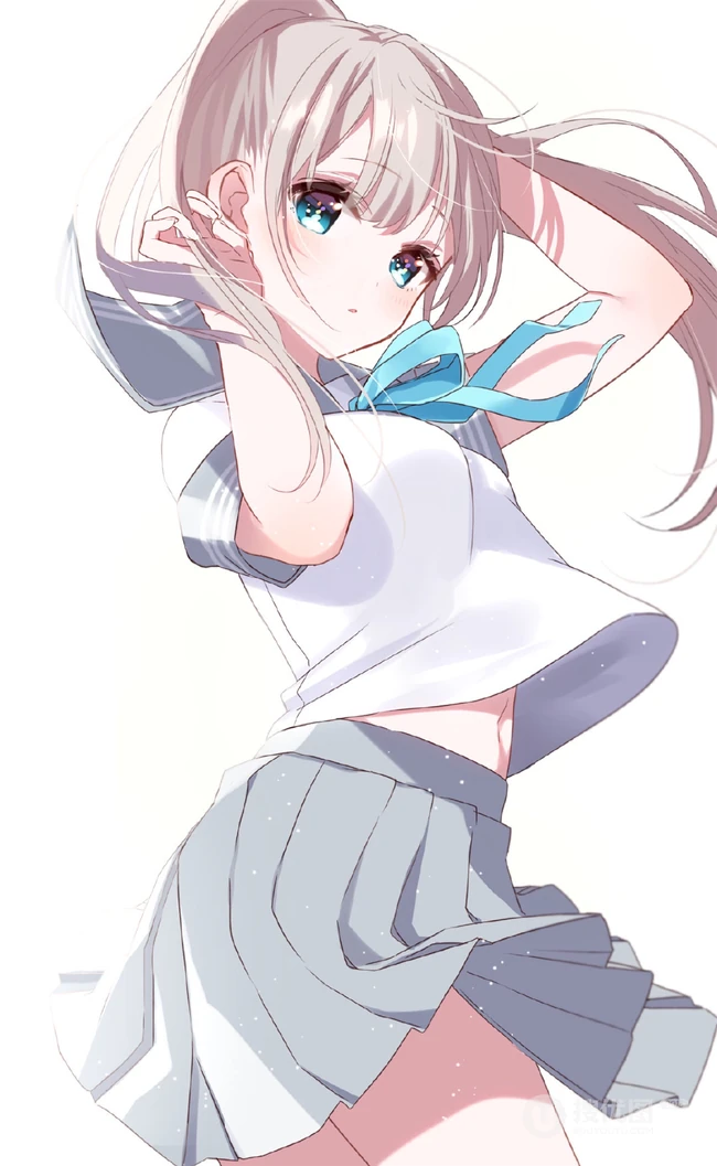 二次元动漫少女高清插画大图图集，p站画师みすみ作品