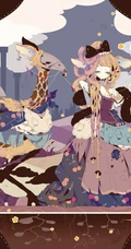 日式黑暗风格插画图片，插画师しきみ的黑童话作品