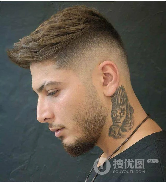 男士发型设计图片，欧美男士短发发型设计前后对比照图片 第14张