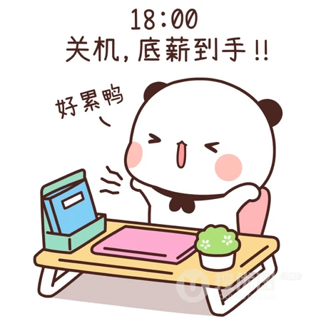 带文字搞笑可爱的卡通熊猫一二高清头像图片