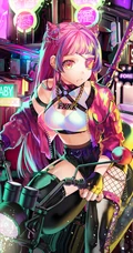 遮住一只眼睛的二次元动漫眼罩少女精选高清图片集