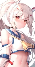 绝对领域水手服短裙二次元精美动漫马尾辫少女高清图片