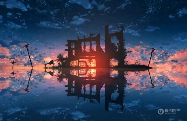 一眼就很喜欢的二次元超美插画场景美图