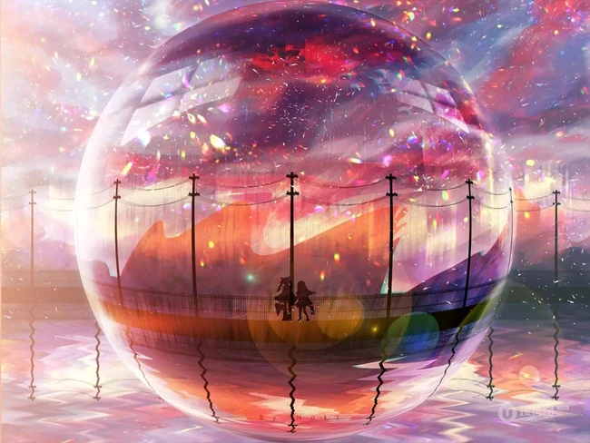 一眼就很喜欢的二次元超美插画场景美图