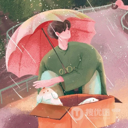 宠溺宠爱情侣头像，对另一半很宠的左右配对插画头像图片