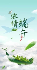 手捧一笼粽子的女人，动漫中国风端午节手机壁纸图片