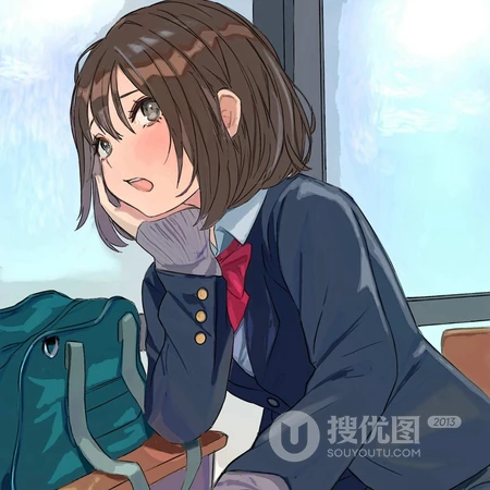 2020流行的可爱又好看短发女生动漫卡通头像图片