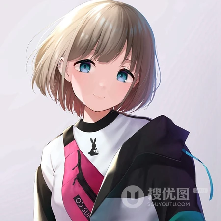 2020流行的可爱又好看短发女生动漫卡通头像图片