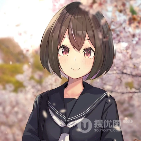 2020流行的可爱又好看短发女生动漫卡通头像图片