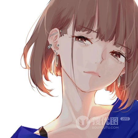 2020流行的可爱又好看短发女生动漫卡通头像图片