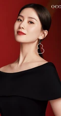 刘诗诗黑色穿着写真，尽显优雅女人气质美丽