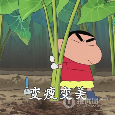 蜡笔小新头像，可爱卡通人物蜡笔小新四字真言头像图片