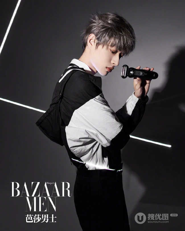 山东明星帅哥木子洋多套酷潮穿搭杂志写真图片
