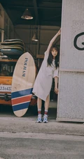韩国女演员金宝罗唯美背影图片