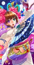 优雅执扇动漫女生，精选二次元执扇女生高清插画图片集
