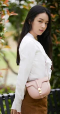 清新元气小女生周也白衣短裙唯美夏日街拍写真