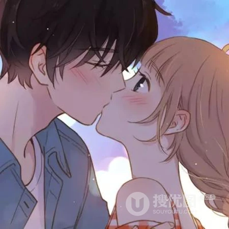 2020最火的动漫情侣头像，接吻中的动漫男女超浪漫配对头像图片
