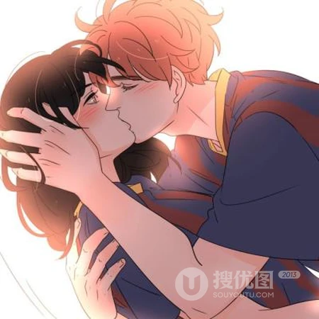 2020最火的动漫情侣头像，接吻中的动漫男女超浪漫配对头像图片
