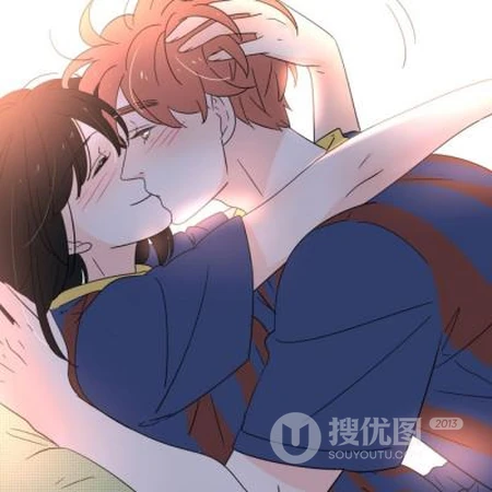 2020最火的动漫情侣头像，接吻中的动漫男女超浪漫配对头像图片