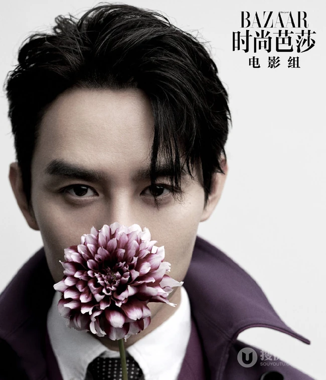 王凯变身花花公子，多套服饰造型登时尚芭莎杂志，帅气十足