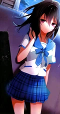 动画作品《噬血狂袭》人物女主角姬冬雪菜精选制服装图集