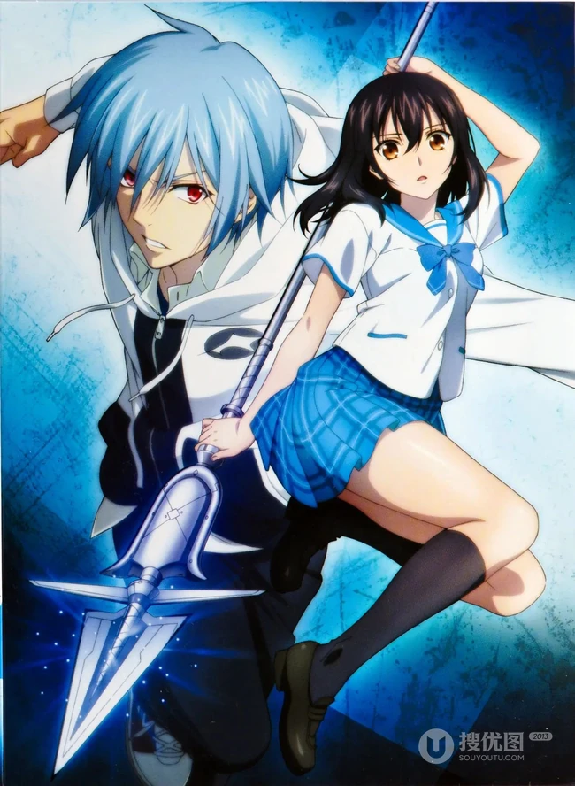 动画作品《噬血狂袭》人物女主角姬冬雪菜精选制服装图集