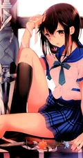 动画作品《噬血狂袭》人物女主角姬冬雪菜精选制服装图集