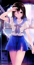 动画作品《噬血狂袭》人物女主角姬冬雪菜精选制服装图集