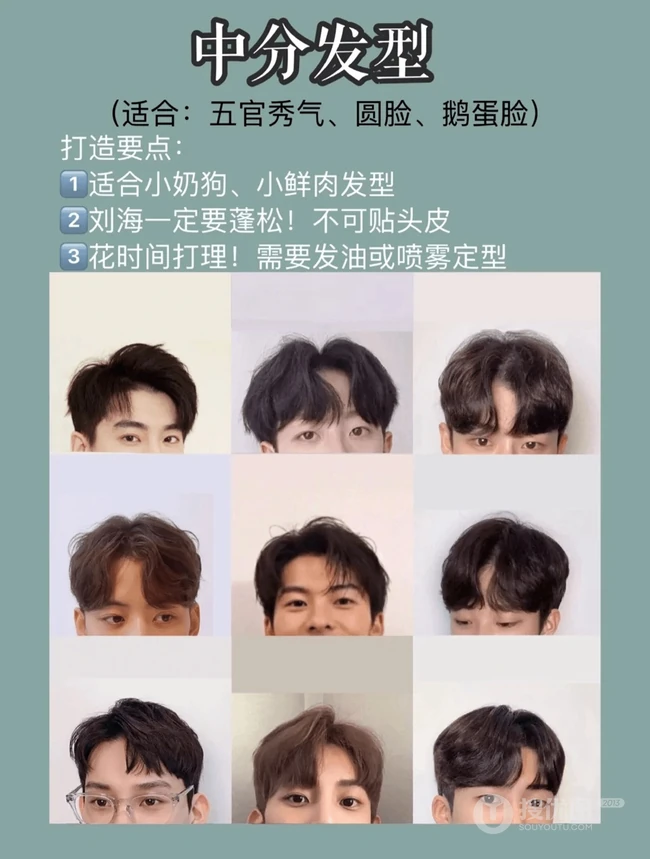 多款超好看的男生发型图表，2020流行男生发型设计图集大全 第3张