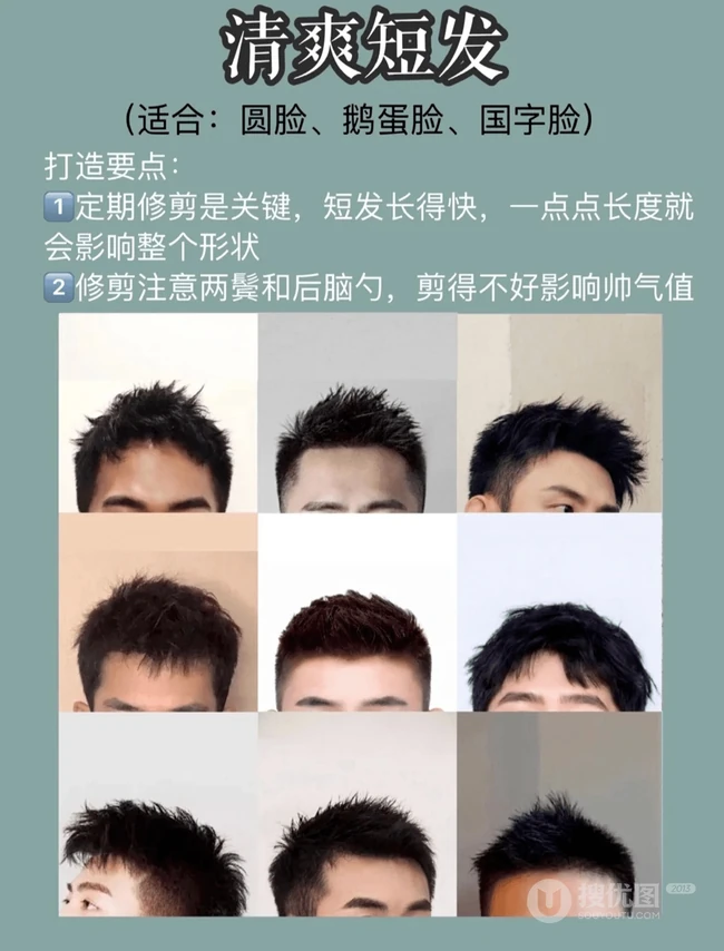多款超好看的男生发型图表，2020流行男生发型设计图集大全 第5张