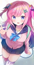 夏日来临，清清凉凉的二次元短裙动漫少女图片欣赏