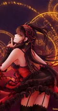 轻小说动漫作品《约会大作战》衍生人物时崎狂三精美图集