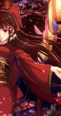 动漫《东方幻想乡》系列主人公人物博丽灵梦美图