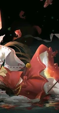 动漫《东方幻想乡》系列主人公人物博丽灵梦美图