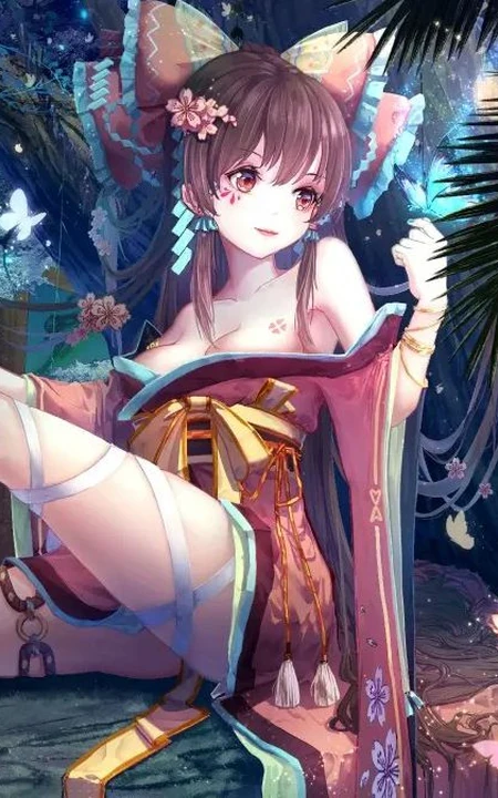 动漫《东方幻想乡》系列主人公人物博丽灵梦美图