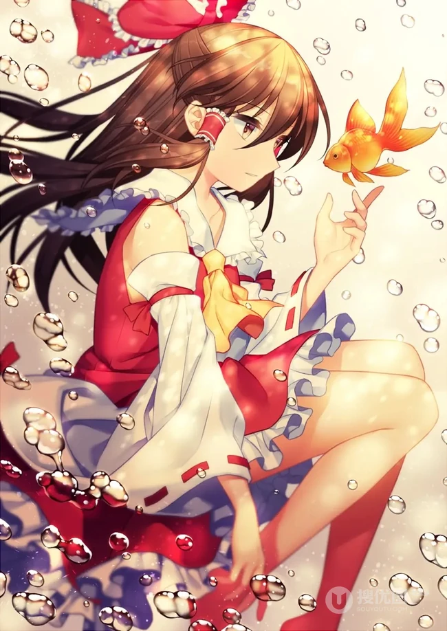 动漫《东方幻想乡》系列主人公人物博丽灵梦美图