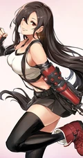 长发及腰黑又直的二次元动漫女生高清插画图片（P站精选图集）