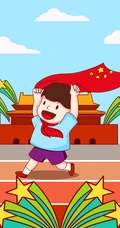 可用做手机壁纸的一组卡通可爱风，建军节风格的图片素材推荐