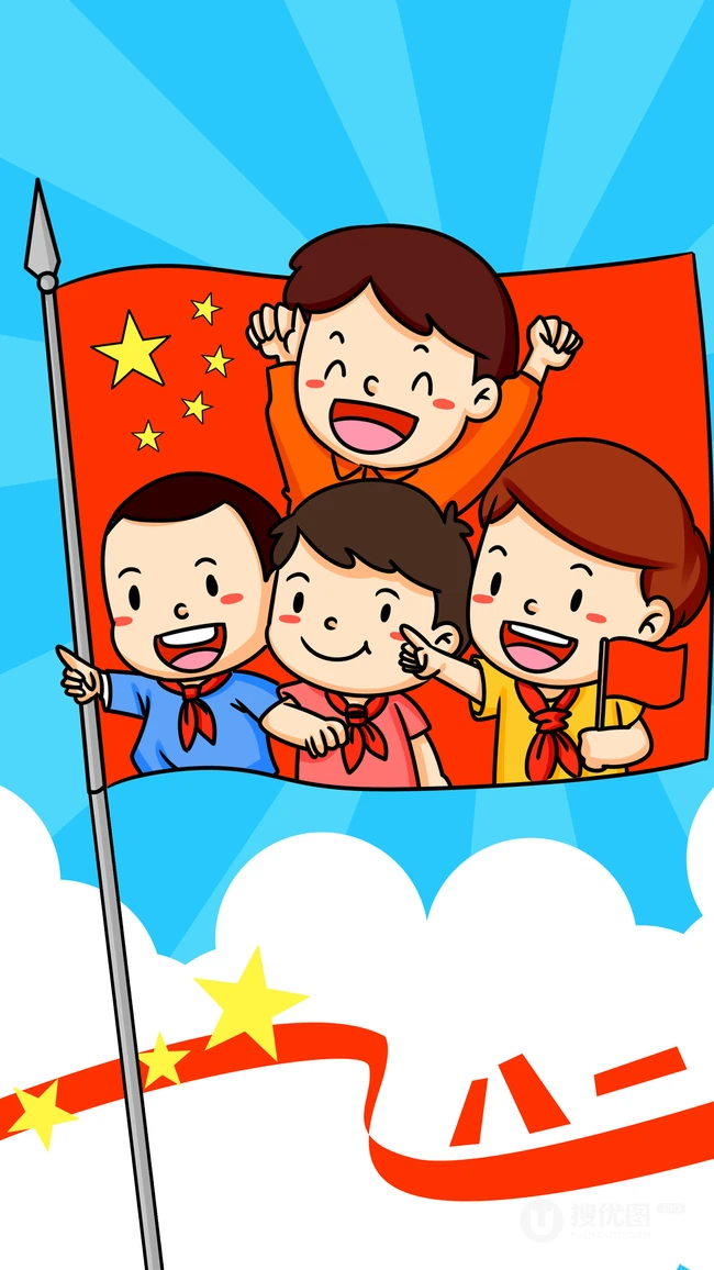 可用做手机壁纸的一组卡通可爱风，建军节风格的图片素材推荐