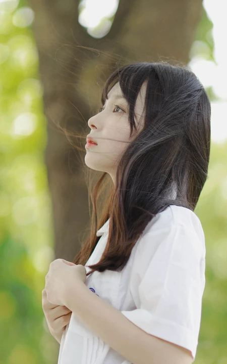 最爱这夏天，清新纯美制服学生妹子，小姑娘户外高清摄影写真集