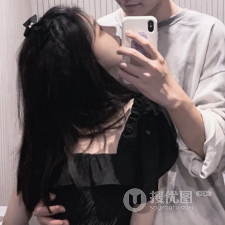 帅到爆炸，美的冒泡，年轻男女情侣头像真人一人一半恩爱图片