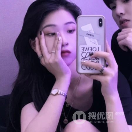 帅到爆炸，美的冒泡，年轻男女情侣头像真人一人一半恩爱图片