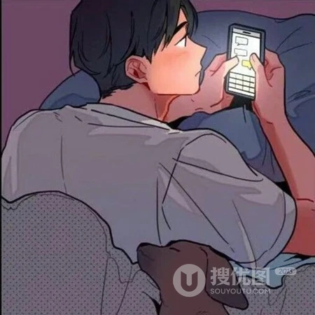夜晚睡不着，或不舍得睡觉的，动漫情侣一人一半头像图片