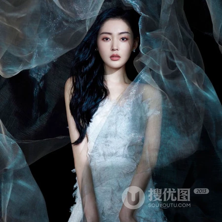 仙气飘飘女生头像，女生张天爱超美白裙仙气头像图片（套图）