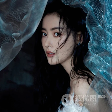 仙气飘飘女生头像，女生张天爱超美白裙仙气头像图片（套图）
