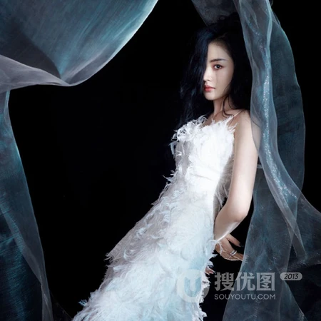 仙气飘飘女生头像，女生张天爱超美白裙仙气头像图片（套图）