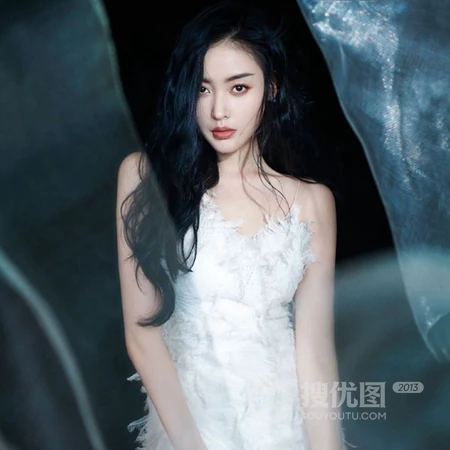 仙气飘飘女生头像，女生张天爱超美白裙仙气头像图片（套图）