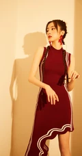 红尘笑，任飘摇，国风红装少女胡冰卿古装造型扮相写真图片