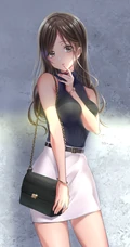 气质又时尚的二次元职业装，包臀短裙动漫女生高清图片集